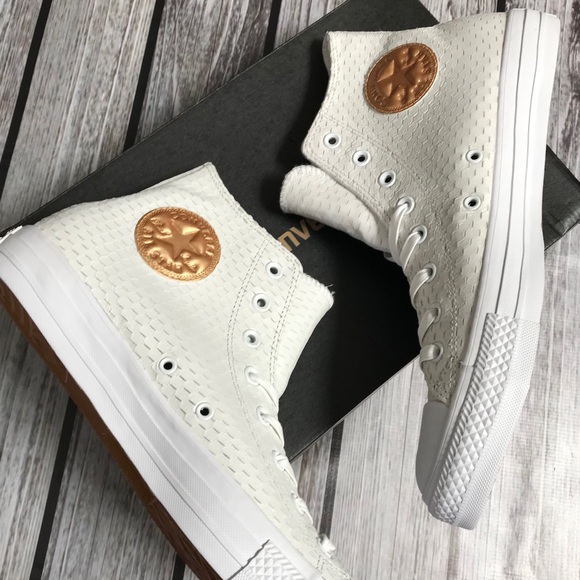 ‼️SOLD‼️NWB CONVERSE ALL-STAR LEATHER HI MENS 11.5 - Picture 3 of 8